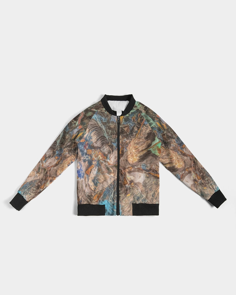 Turkish Petrified Collawood Women's Bomber Jacket