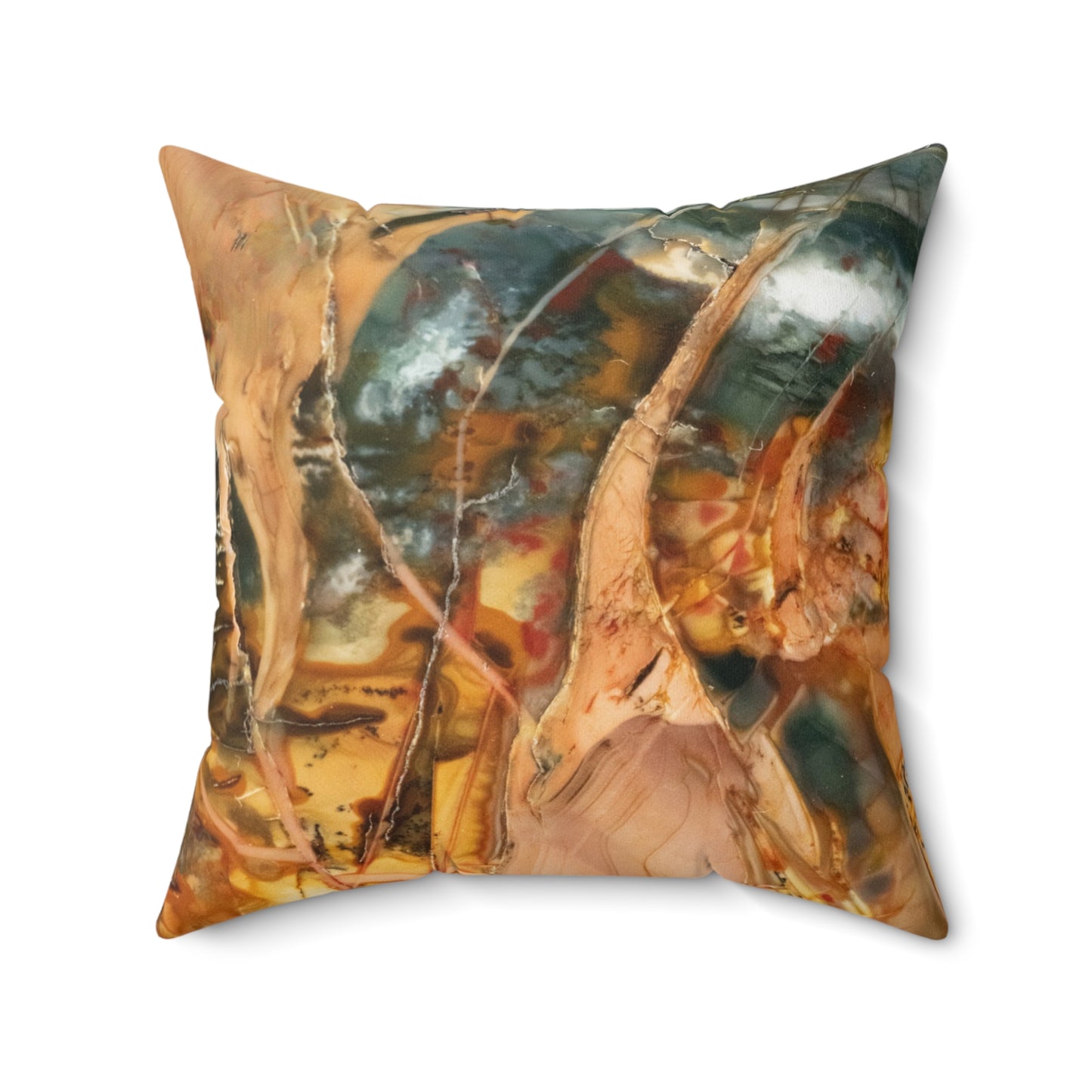 Morrisonite Faux Suede Square Pillow