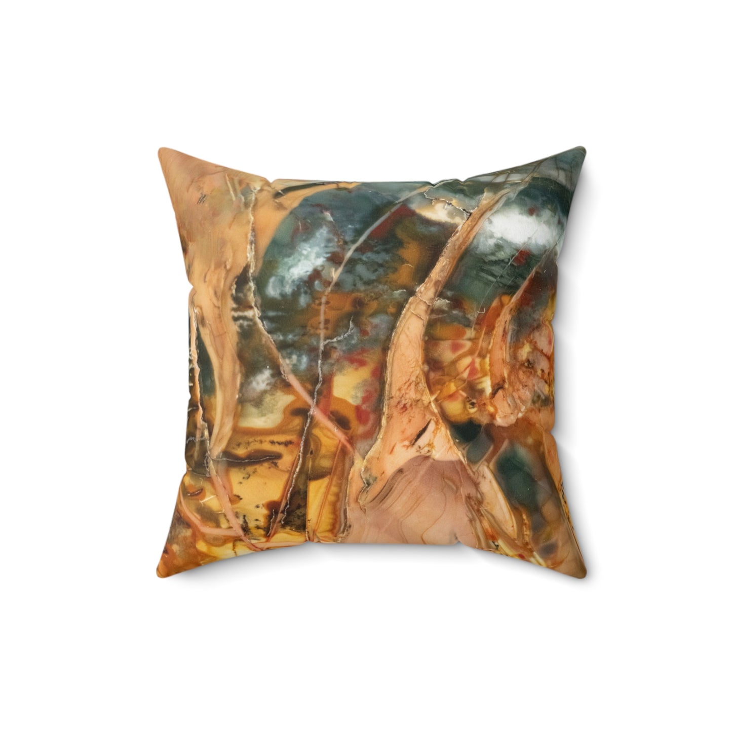 Morrisonite Faux Suede Square Pillow