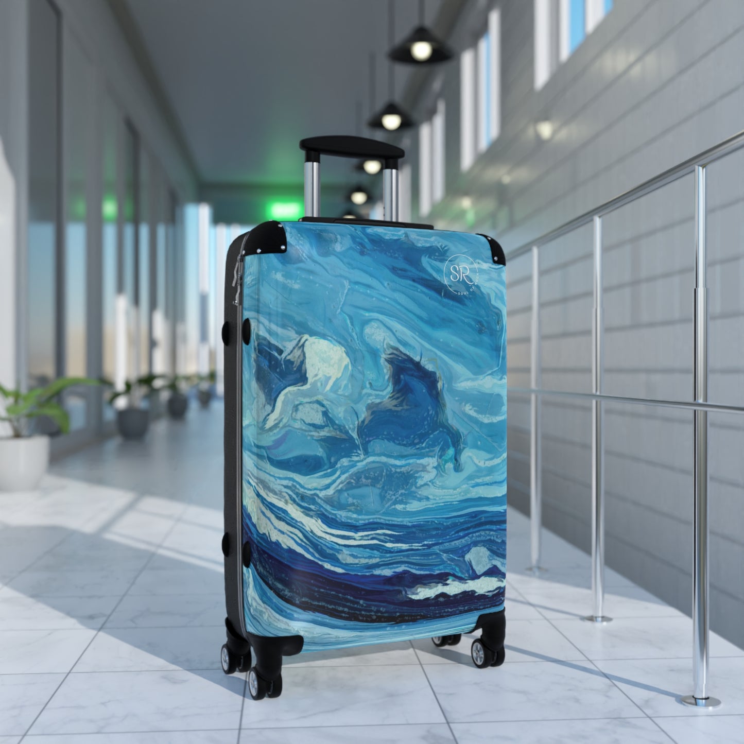Leland Blue Treasure Luggage