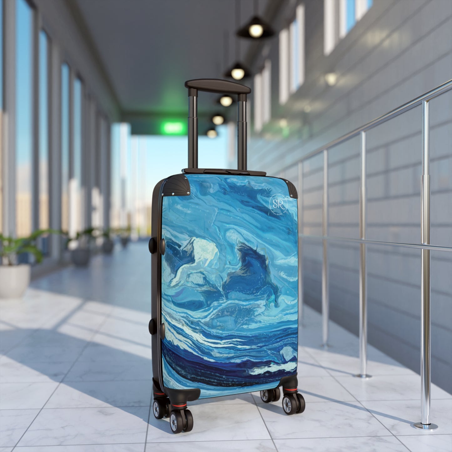 Leland Blue Treasure Luggage