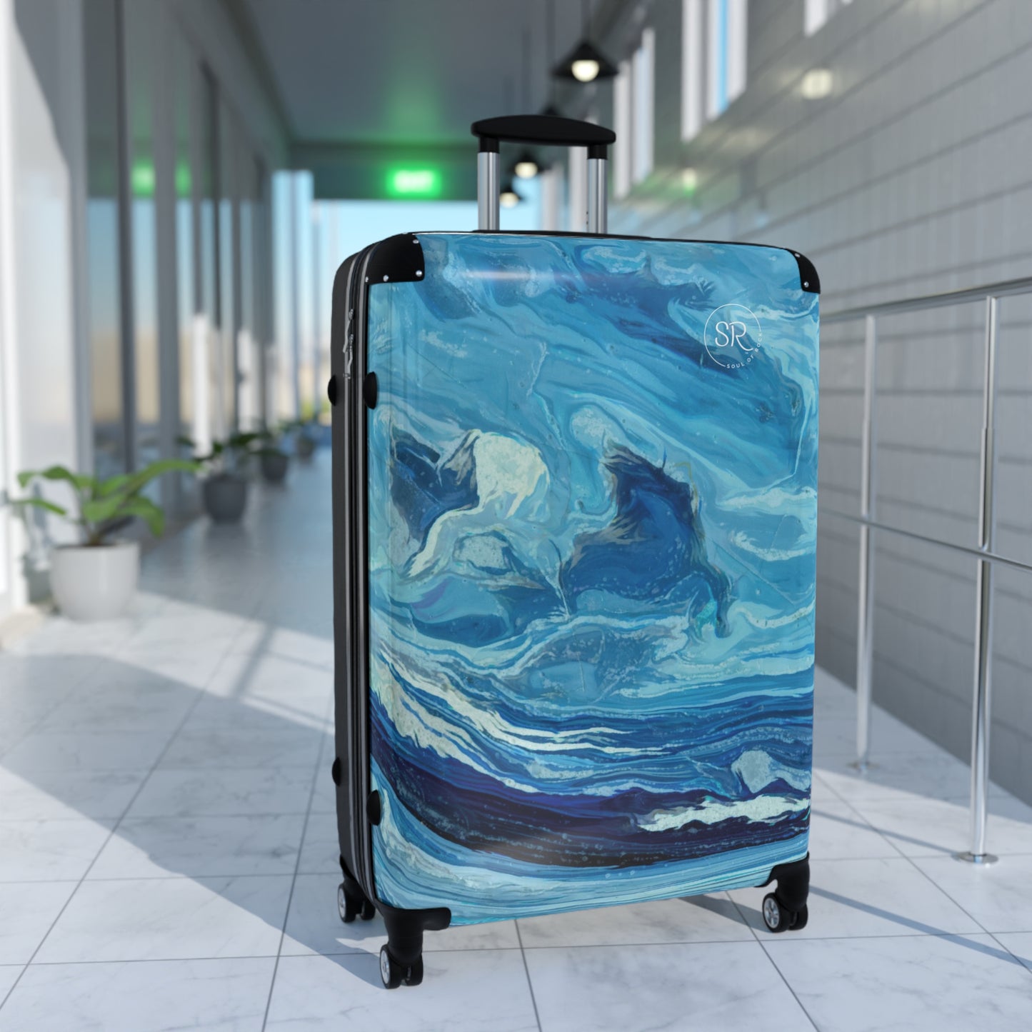Leland Blue Treasure Luggage