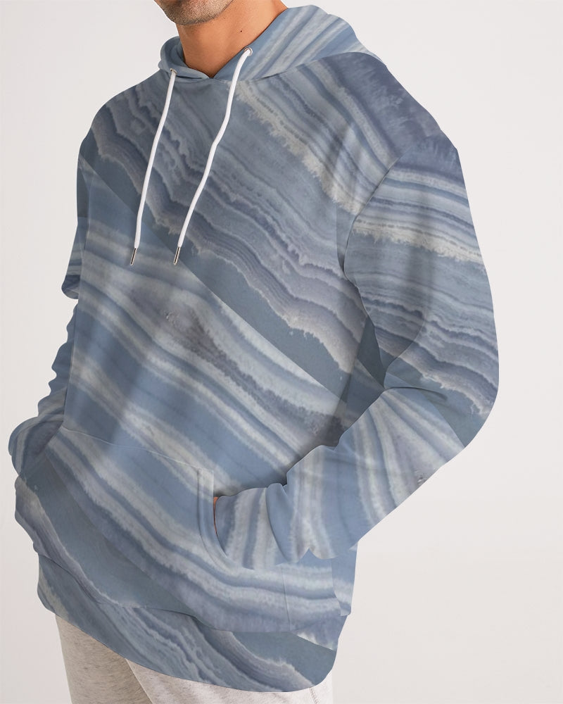 Blue Lace Nurturing Agate Men's Hoodie