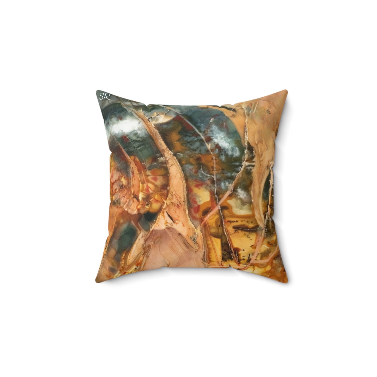 Morrisonite Faux Suede Square Pillow