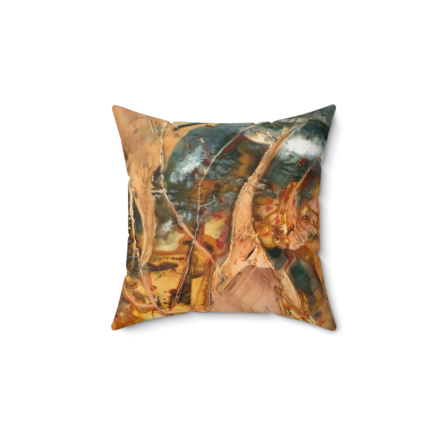 Morrisonite Faux Suede Square Pillow