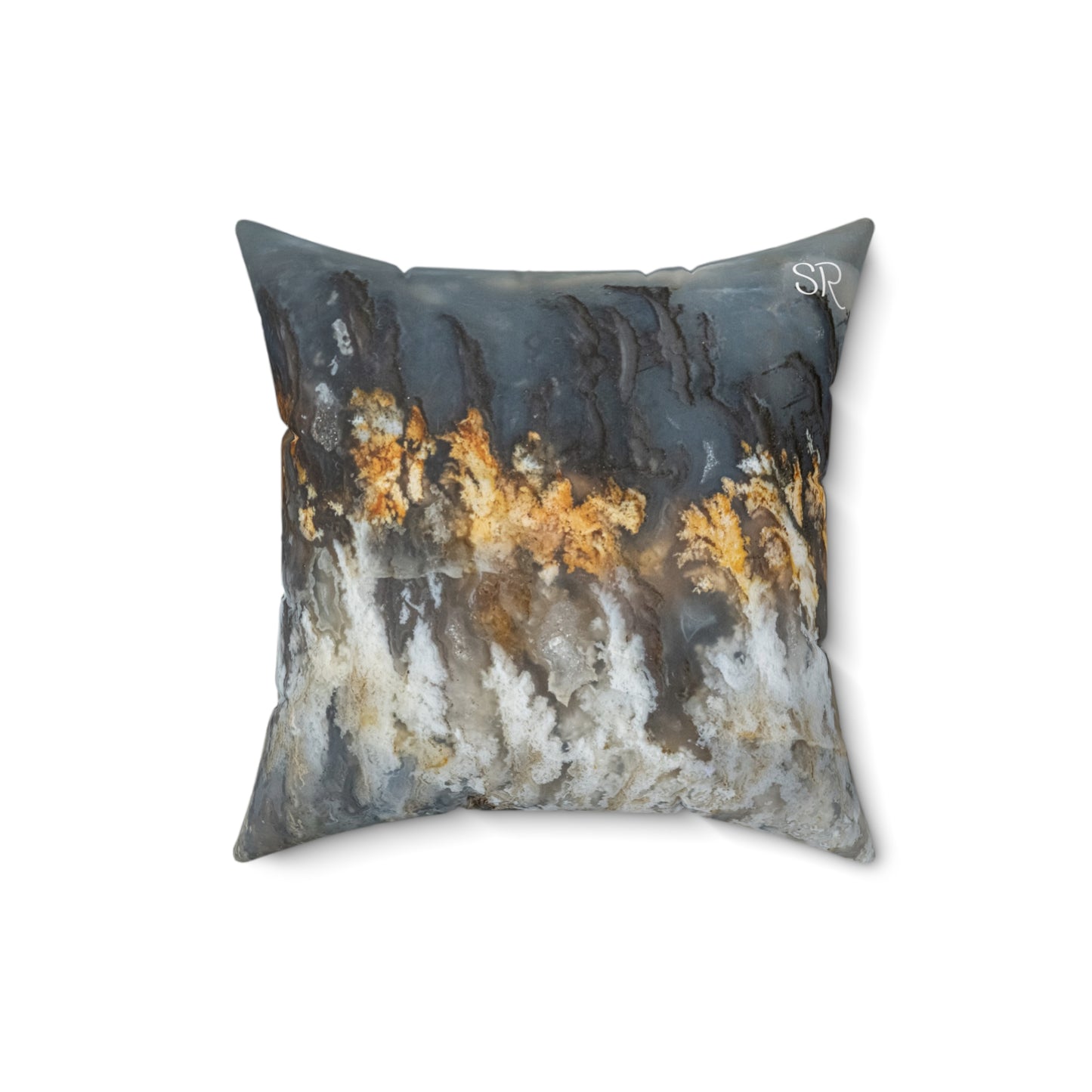 Graveyard Point Faux Suede Square Pillow