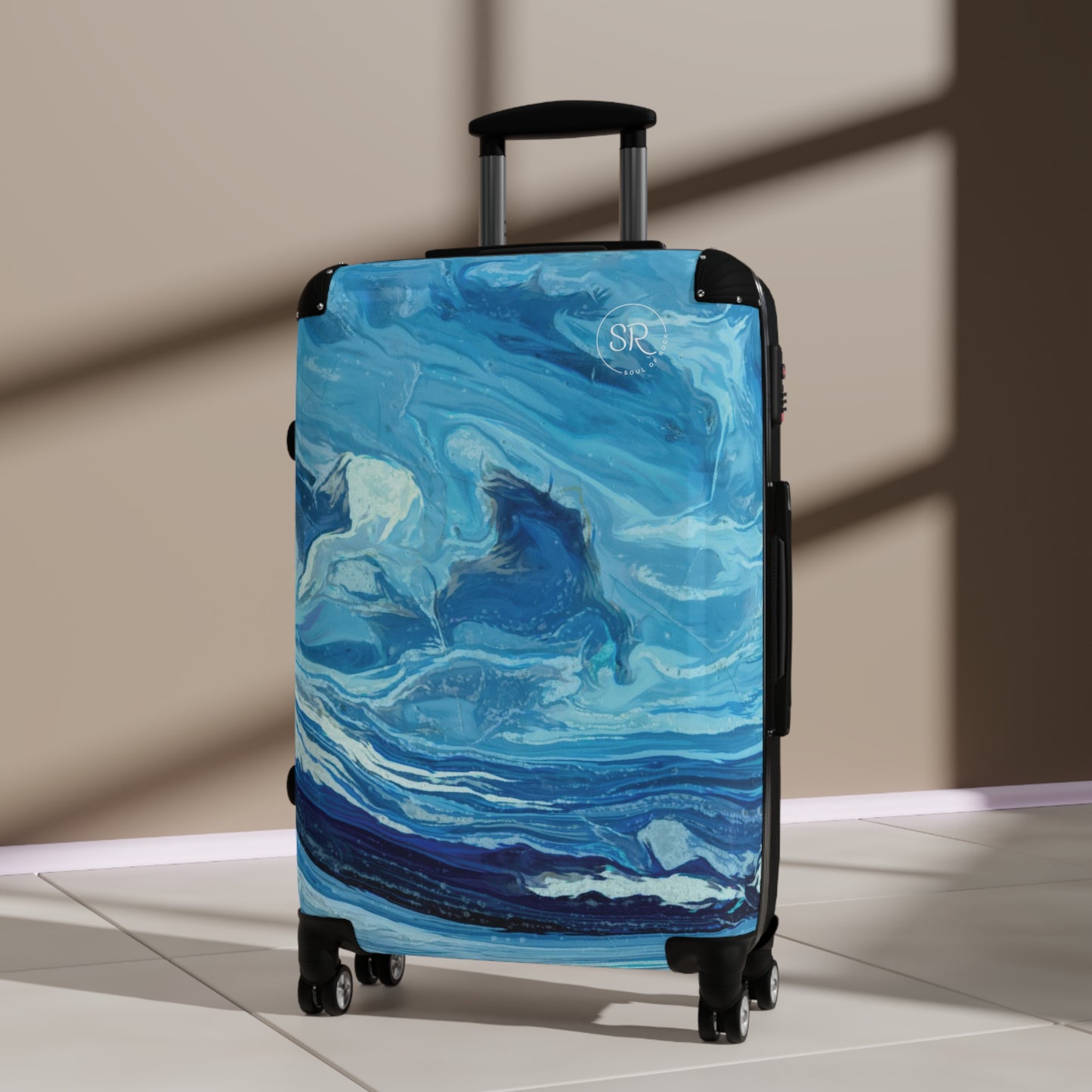 Leland Blue Treasure Luggage