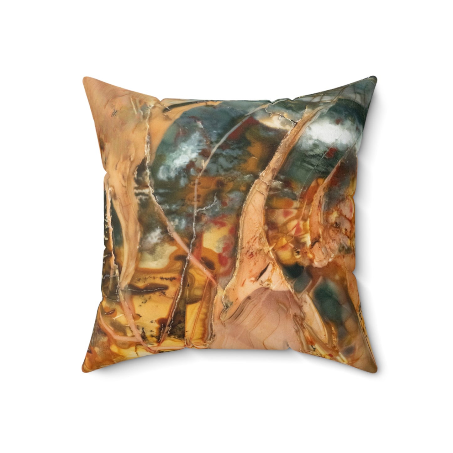 Morrisonite Faux Suede Square Pillow