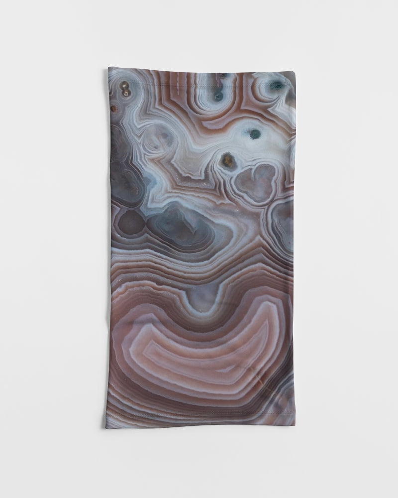 Agate/Seraphinite/Brazilian Plume Agate Neck Gaiter (3-piece set)