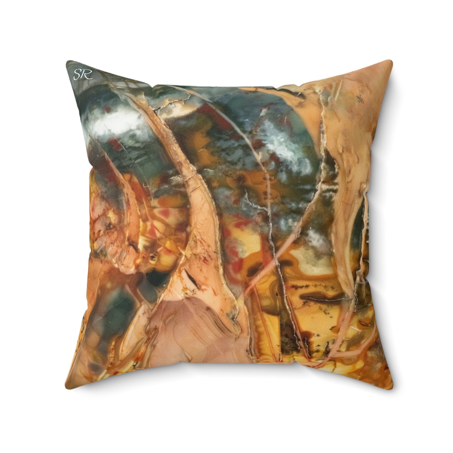 Morrisonite Faux Suede Square Pillow