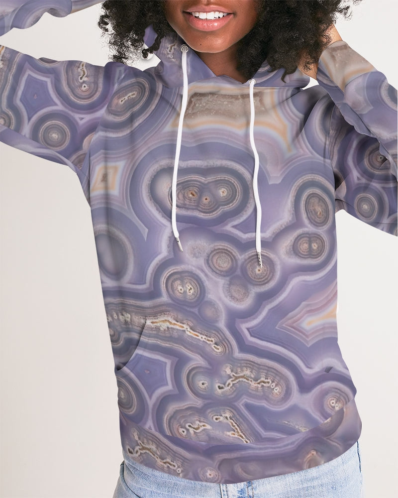 Aqua Nueva Agate Grounding Women's Hoodie