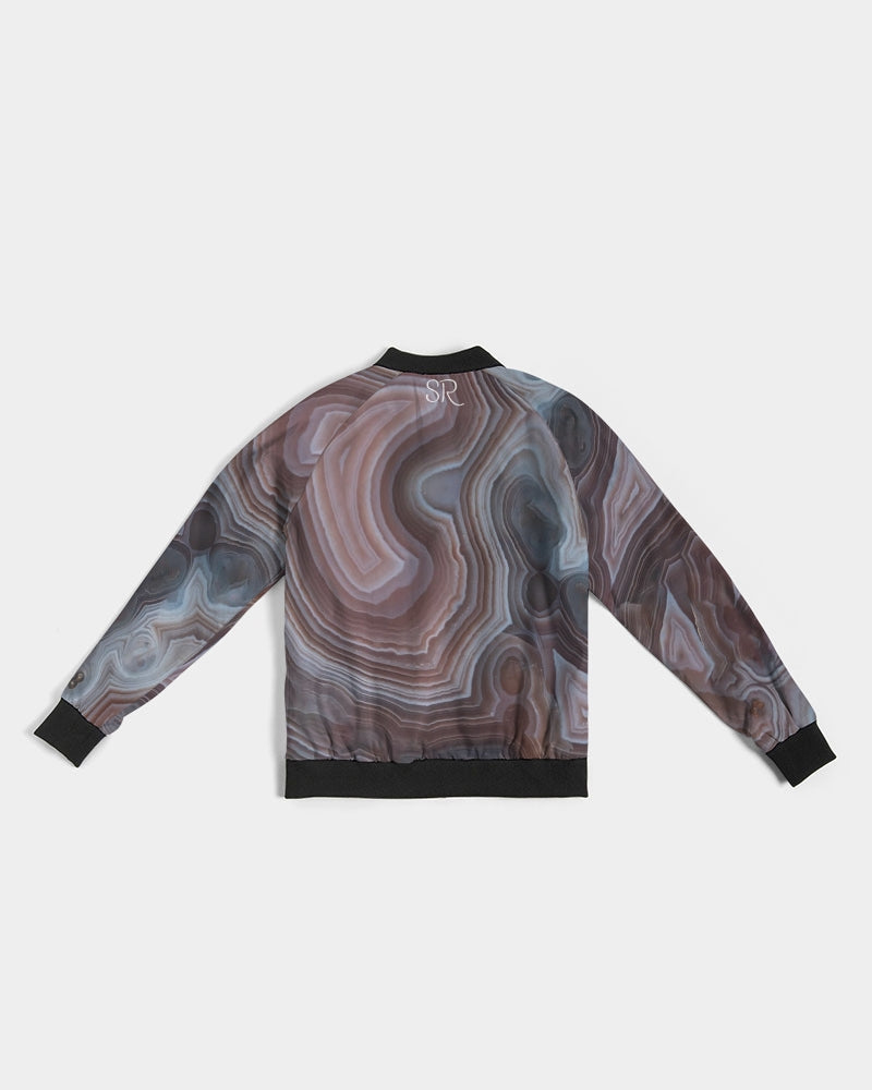 Botswana Agate Inspiration Bomber Jacket