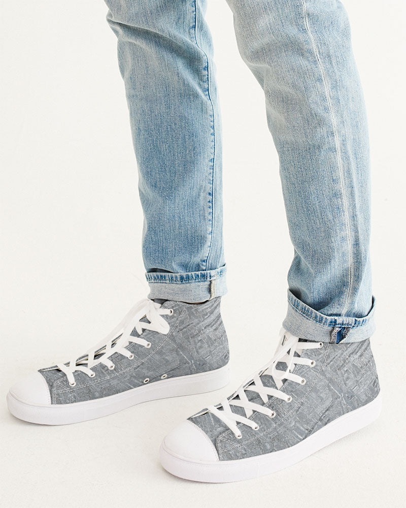 Meteorite Supernatural Energy Men's Hightop Canvas Shoe