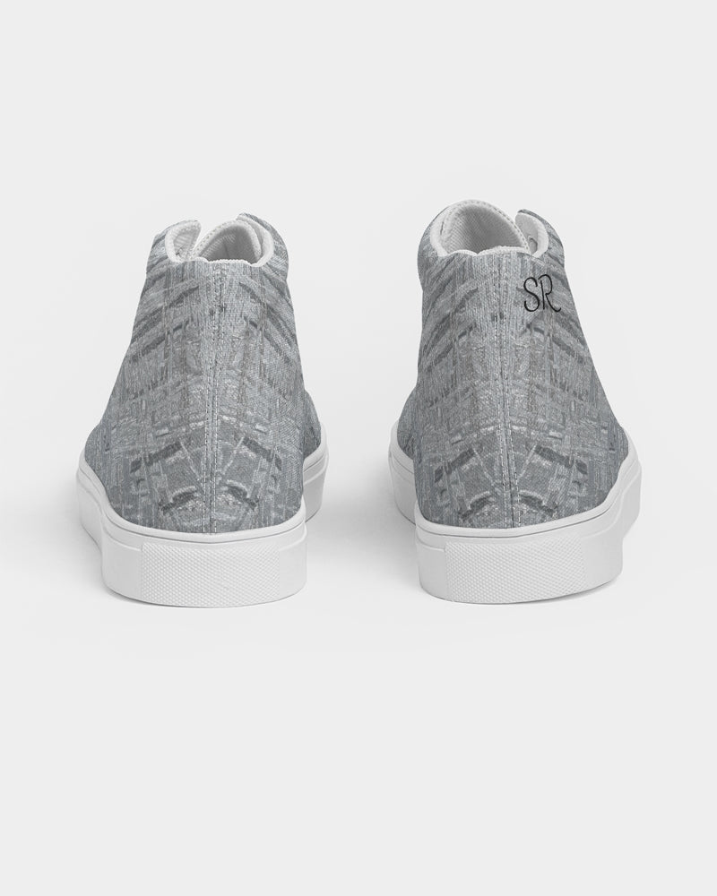 Meteorite Supernatural Energy Men's Hightop Canvas Shoe