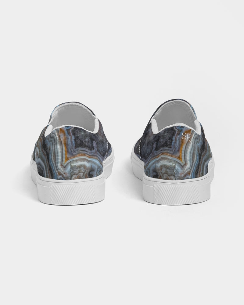 Crazy Lace Agate Striking Beauty Women's Slip-On Canvas Shoe