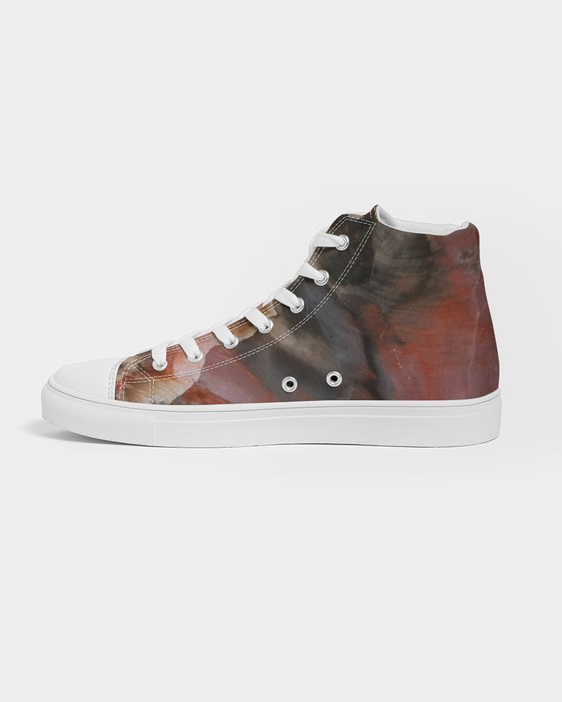 Petrified Wood Inner Transformation Women's Hightop Canvas Shoe