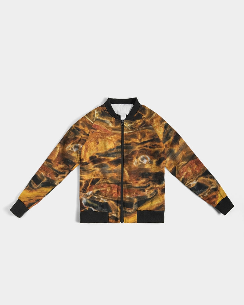 Golden Pietersite Spiritual Women's Bomber Jacket