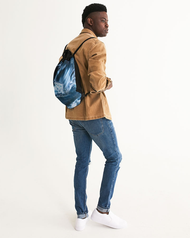 Blue Pietersite Insight & Clarity Canvas Drawstring Bag