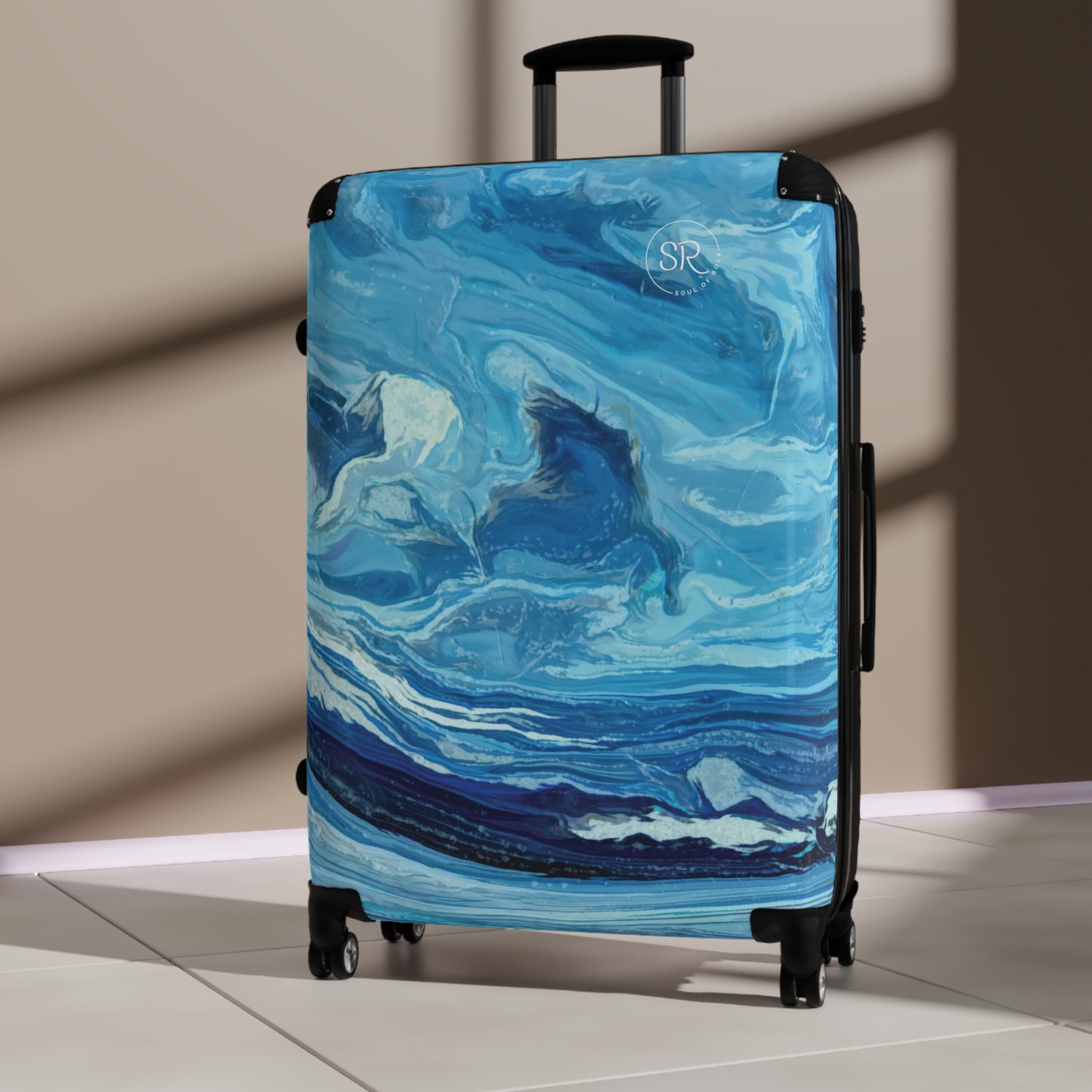 Leland Blue Treasure Luggage