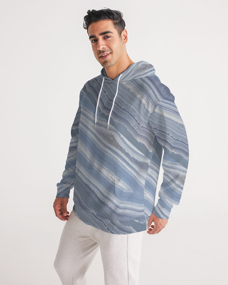 Blue Lace Nurturing Agate Men's Hoodie