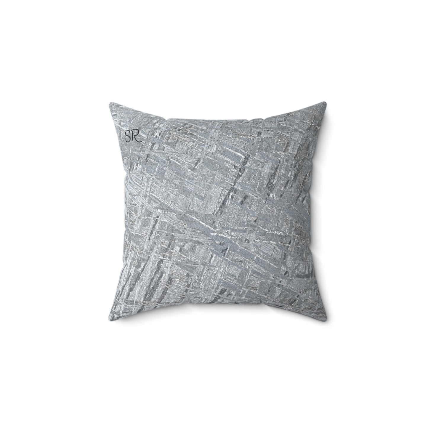 Meteorite Supernatural Energy Faux Suede Square Pillow