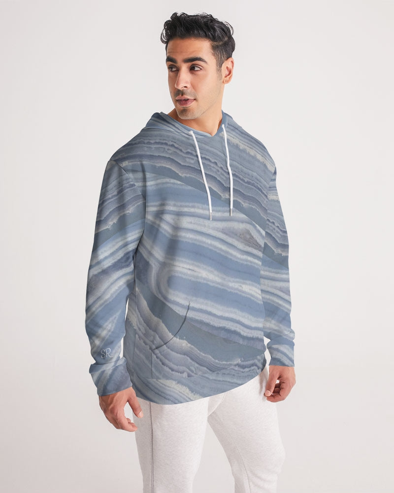 Blue Lace Nurturing Agate Men's Hoodie