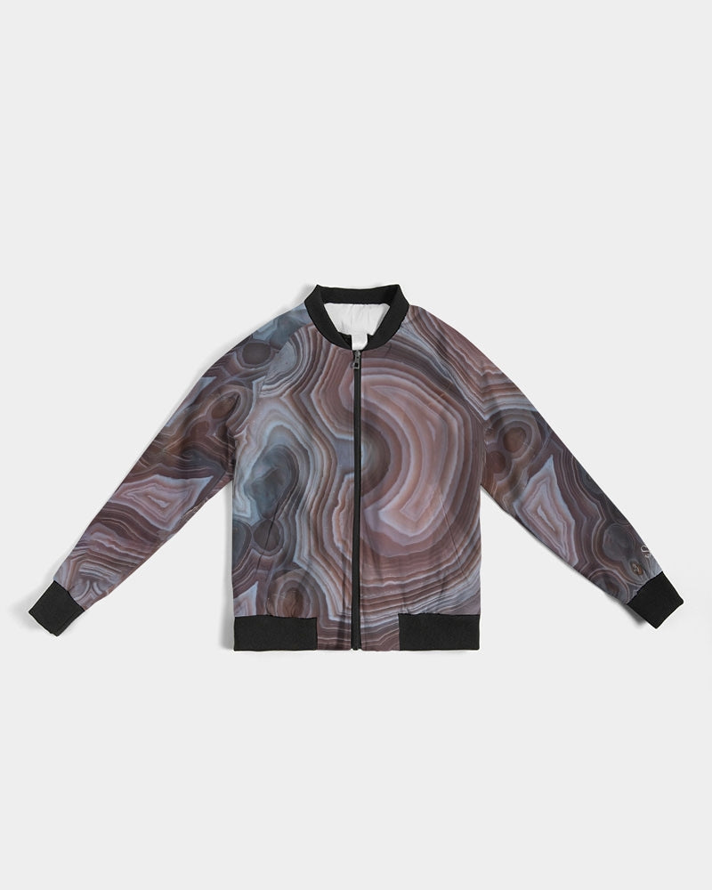 Botswana Agate Inspiration Bomber Jacket