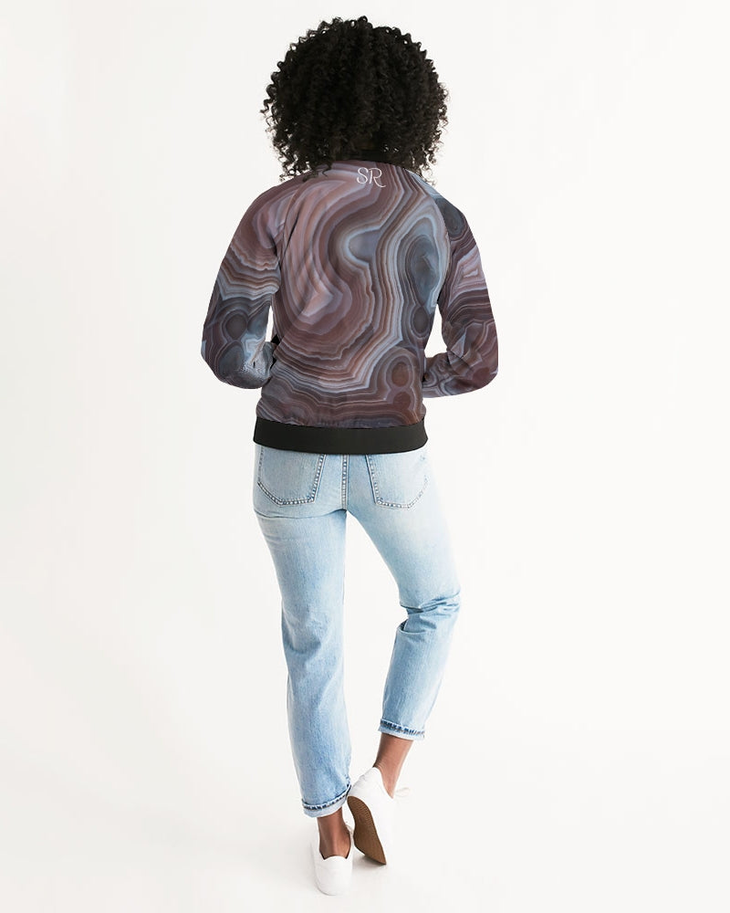 Botswana Agate Inspiration Bomber Jacket