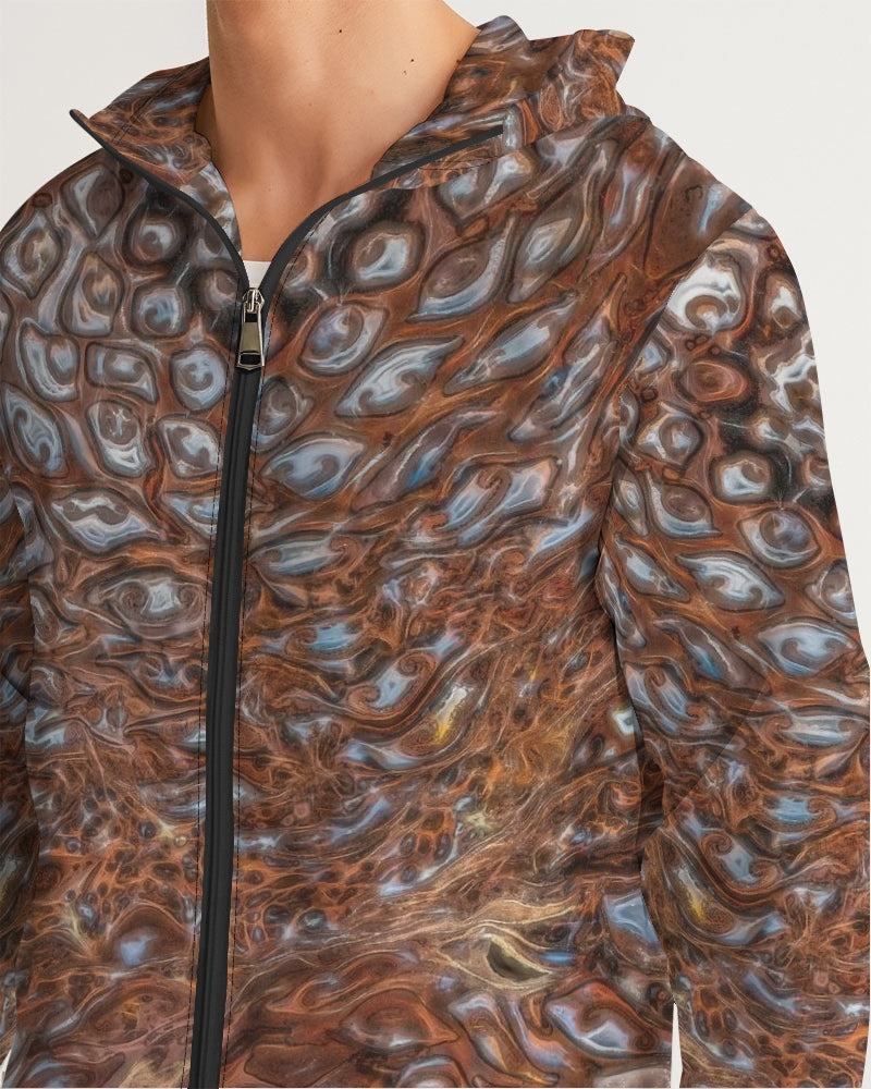 Ancient Australian Tree Fern Men's Windbreaker