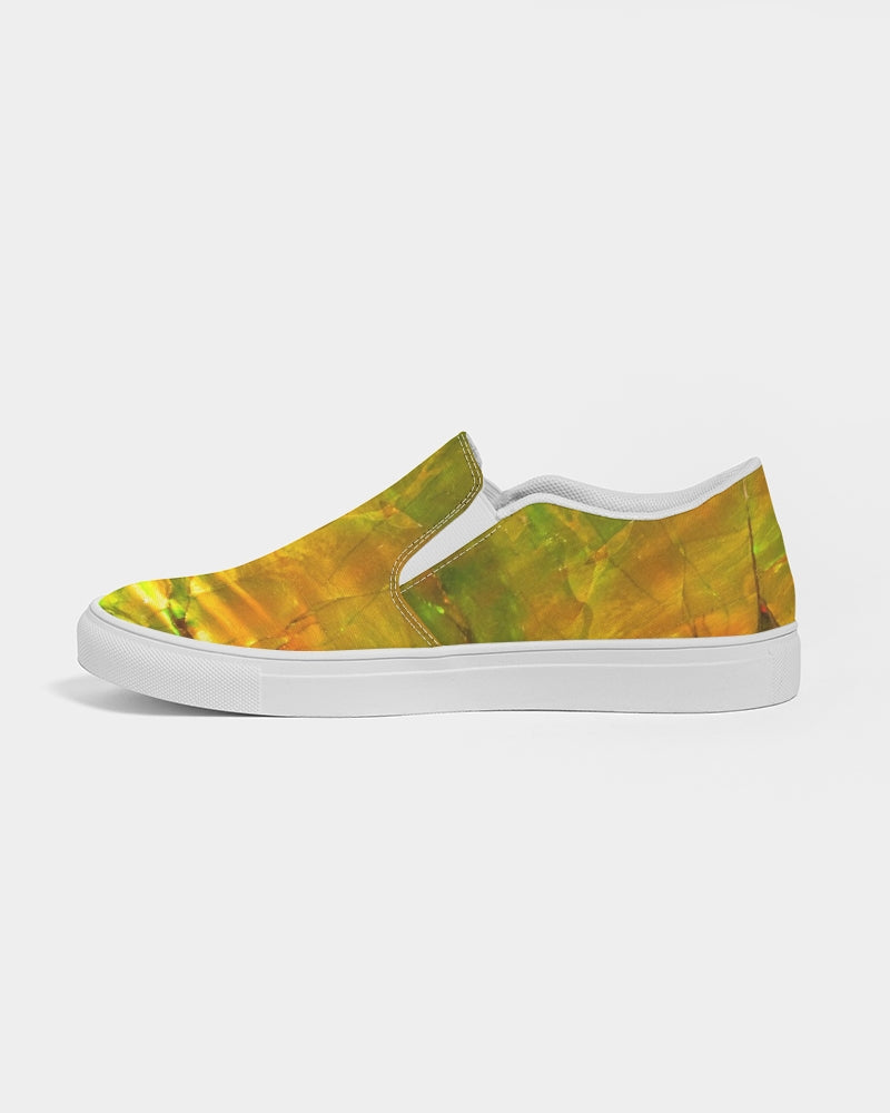 Ammolite Spiritual Growth & Energy Women's Slip-On Canvas Shoe