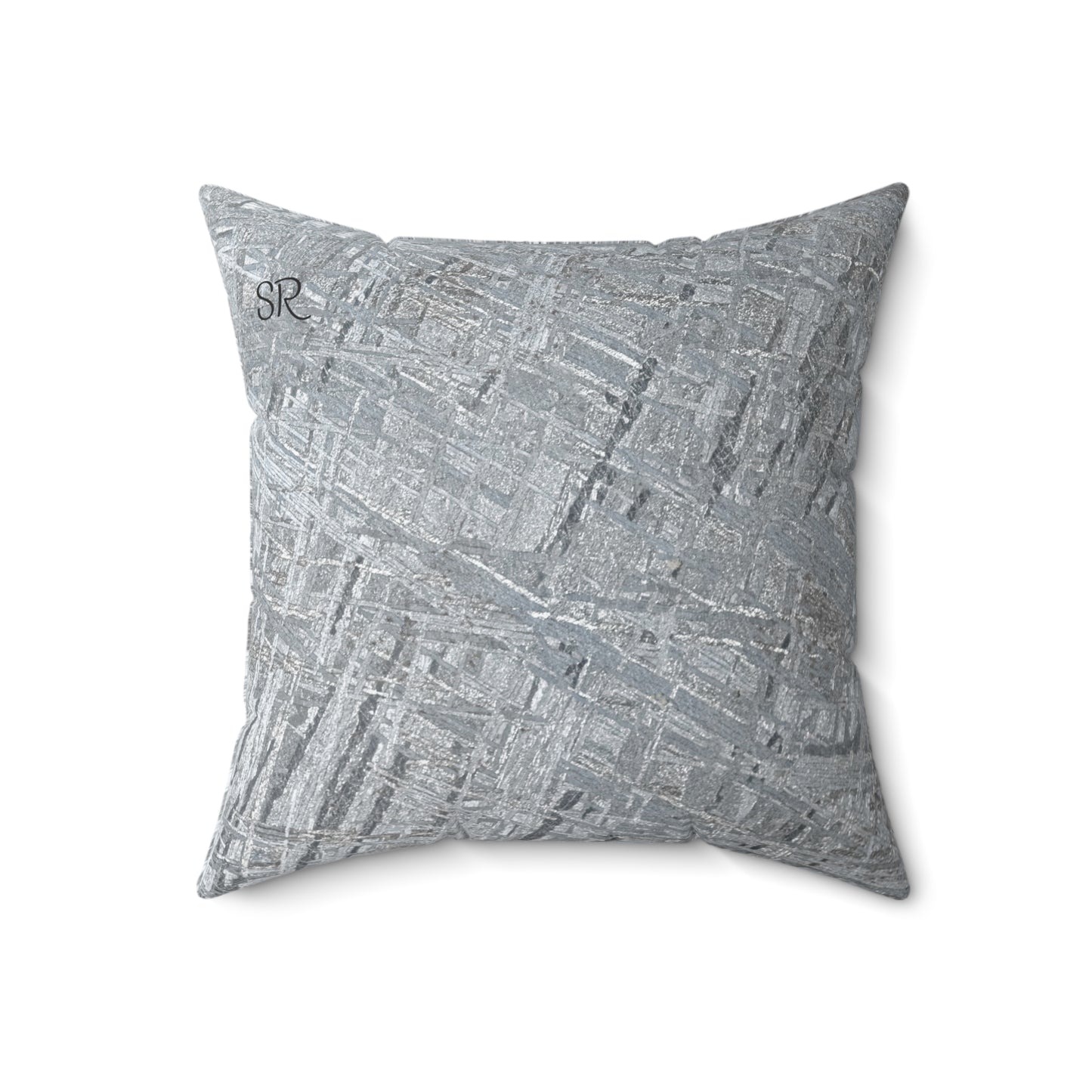 Meteorite Supernatural Energy Faux Suede Square Pillow