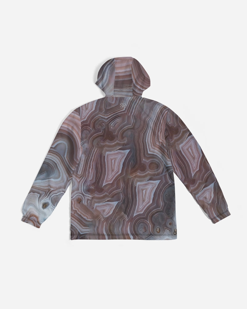 Botswana Agate Inspiration Men's Windbreaker