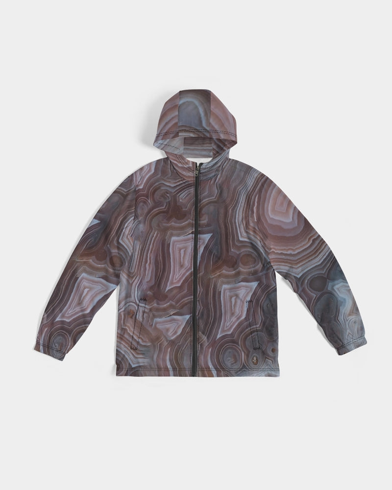 Botswana Agate Inspiration Men's Windbreaker
