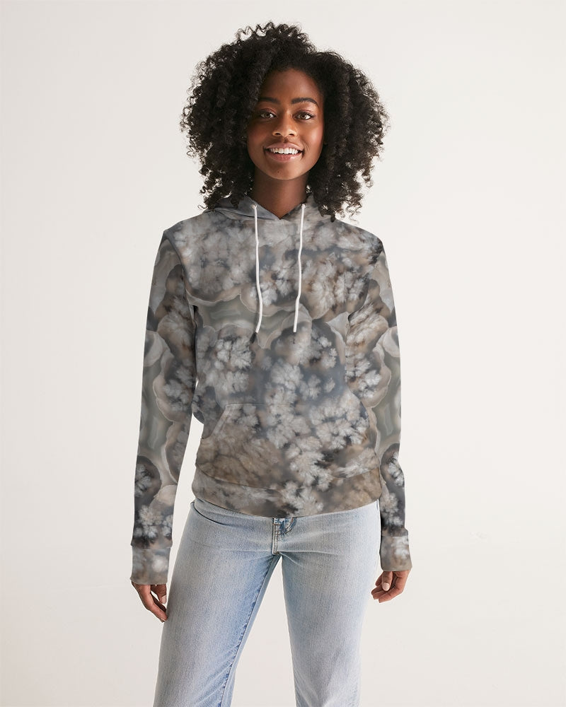 Plume Agate Feather Beauty Women's All-Over Print Hoodie