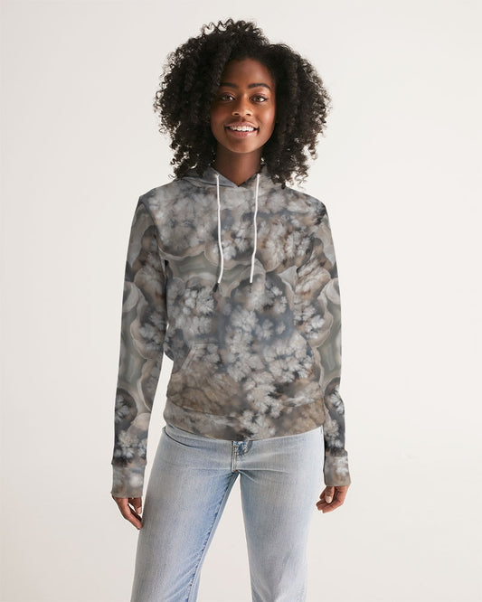 Plume Agate Feather Beauty Women's All-Over Print Hoodie
