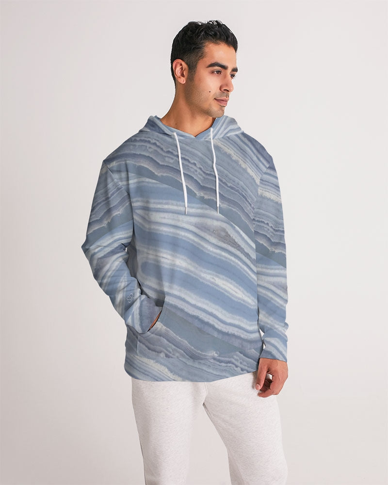Blue Lace Nurturing Agate Men's Hoodie