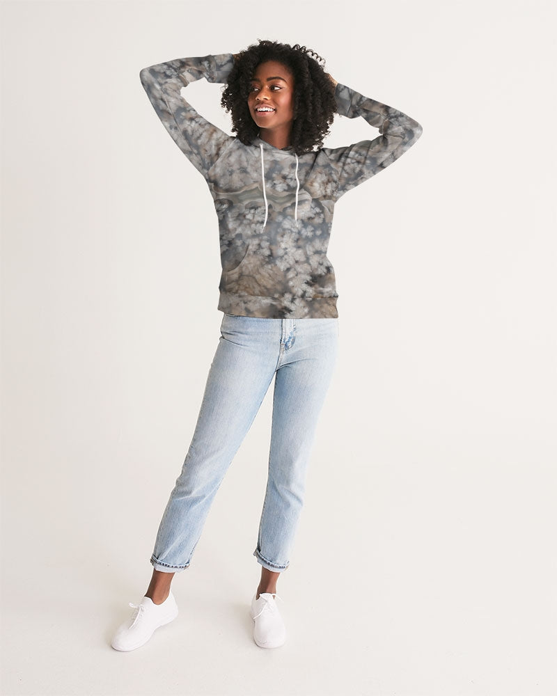 Plume Agate Feather Beauty Women's All-Over Print Hoodie