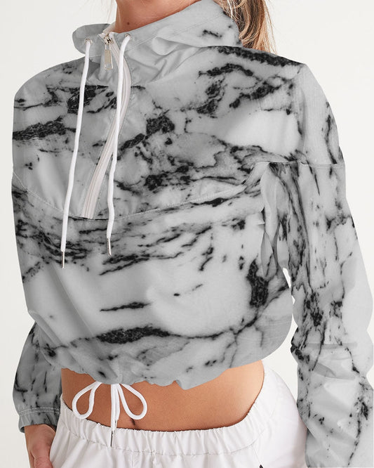 White Buffalo Purity Cropped Windbreaker