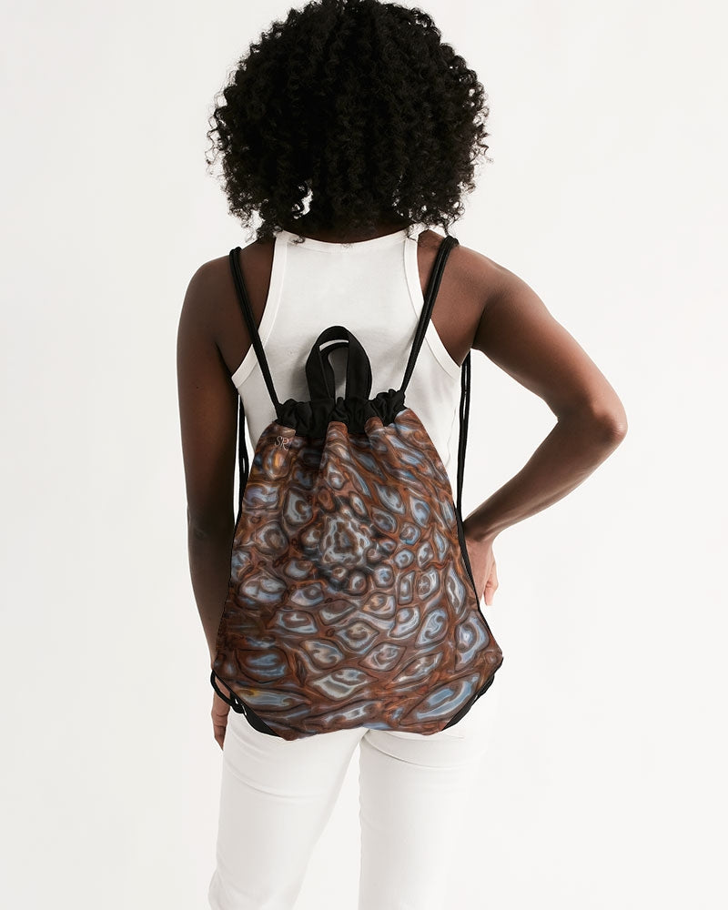 Ancient Australian Tree Fern Canvas Drawstring Bag
