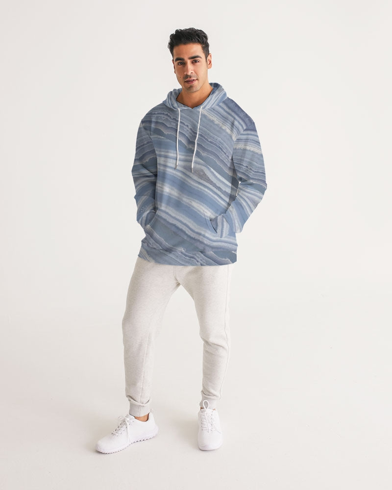 Blue Lace Nurturing Agate Men's Hoodie