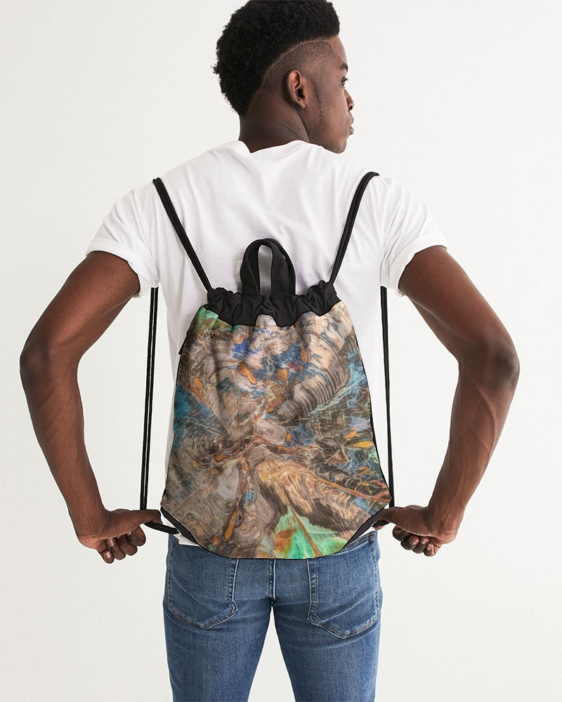 Turkish Petrified Collawood Canvas Drawstring Bag