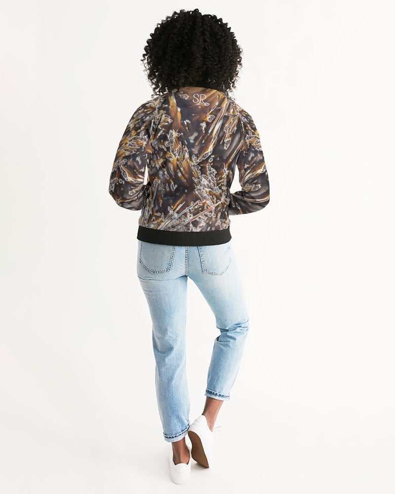 Turkish Stick Agate Vitality Women's Bomber Jacket