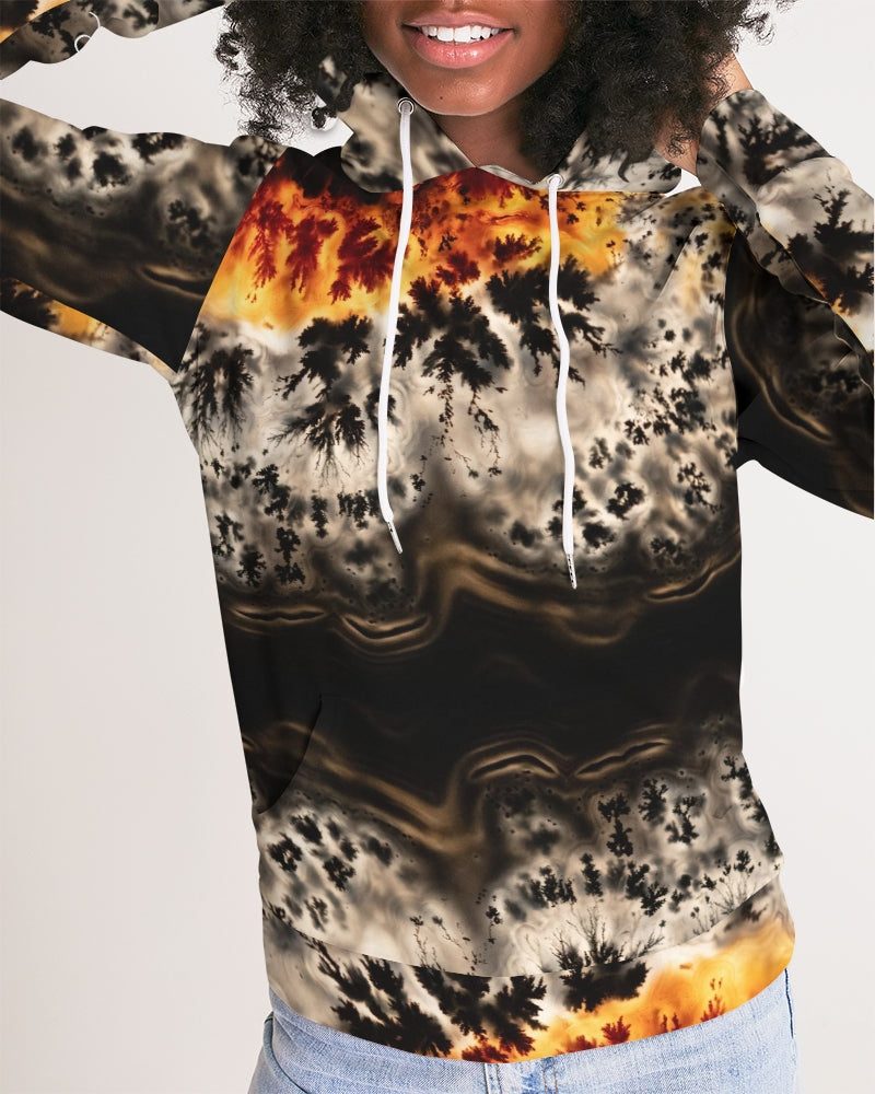 Brazilian Plume Agate Women's Hoodie