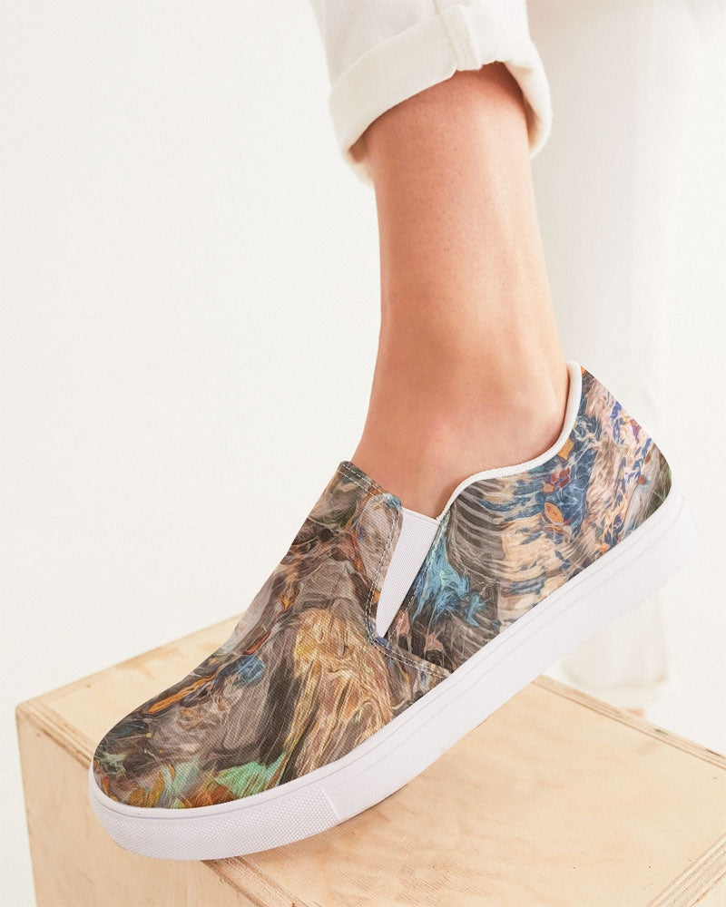 Turkish Petrified Collawood Women's Slip-On Canvas Shoe