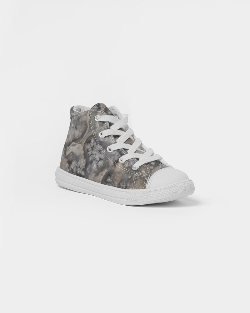 Plume Agate Kids Hightop Canvas Shoe