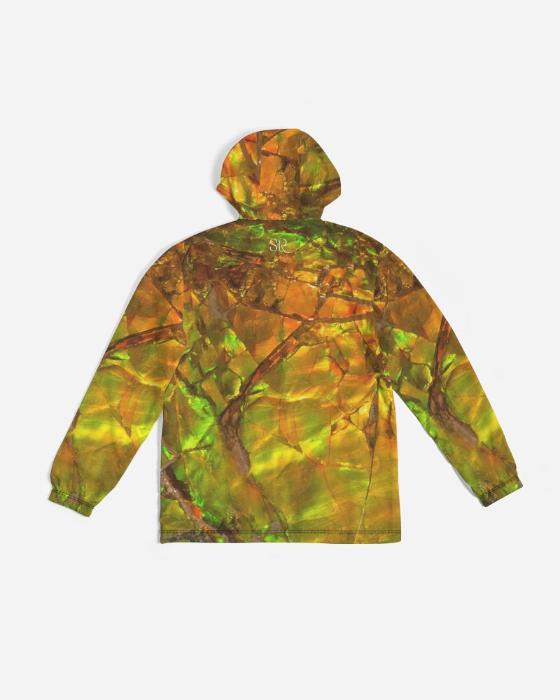 Ammolite Spiritual Energy & Growth Men's Jewel Windbreaker