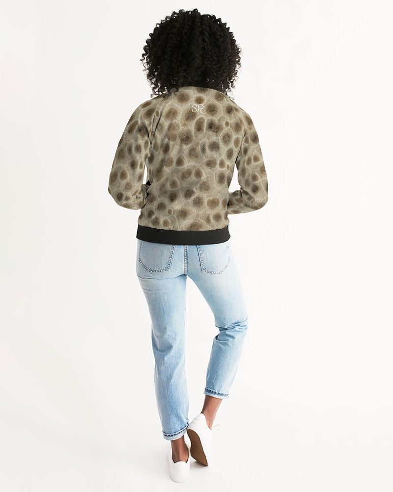 Petoskey Stone Women's All-Over Print Bomber Jacket