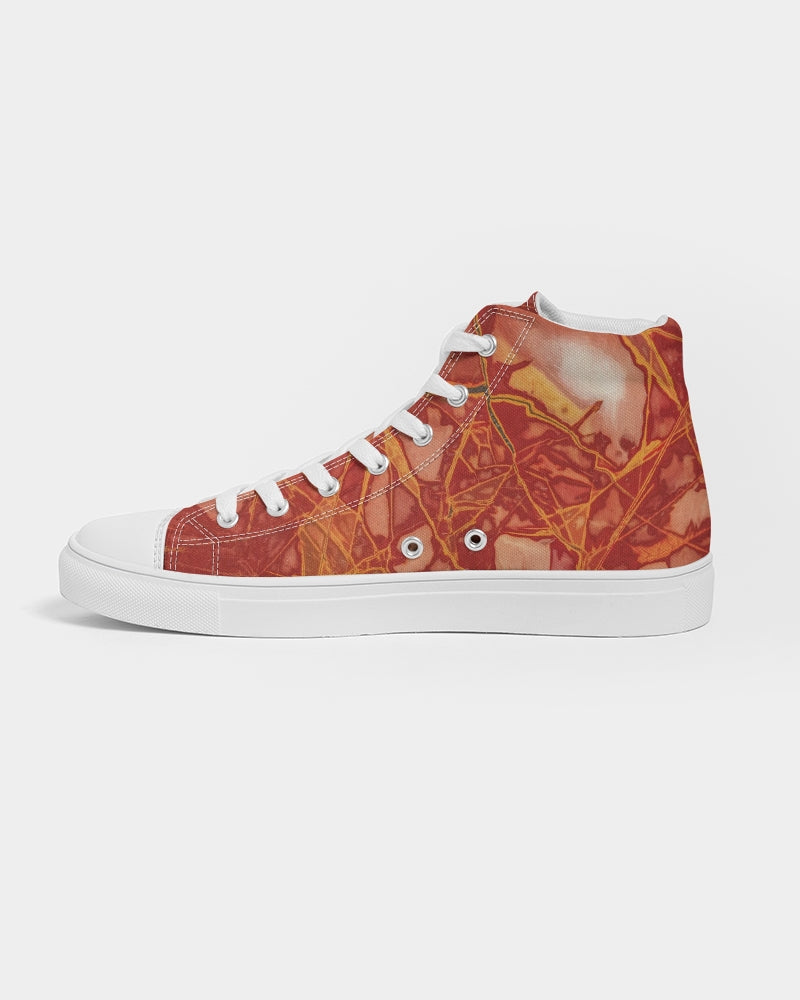 Damu Jasper... Women's Hightop Canvas Shoe