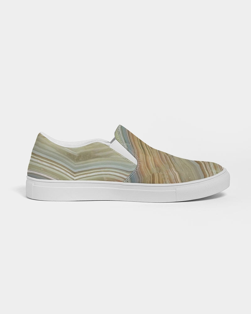 Crazy Lace Agate Joyfulness Men's Slip-On Canvas Shoe