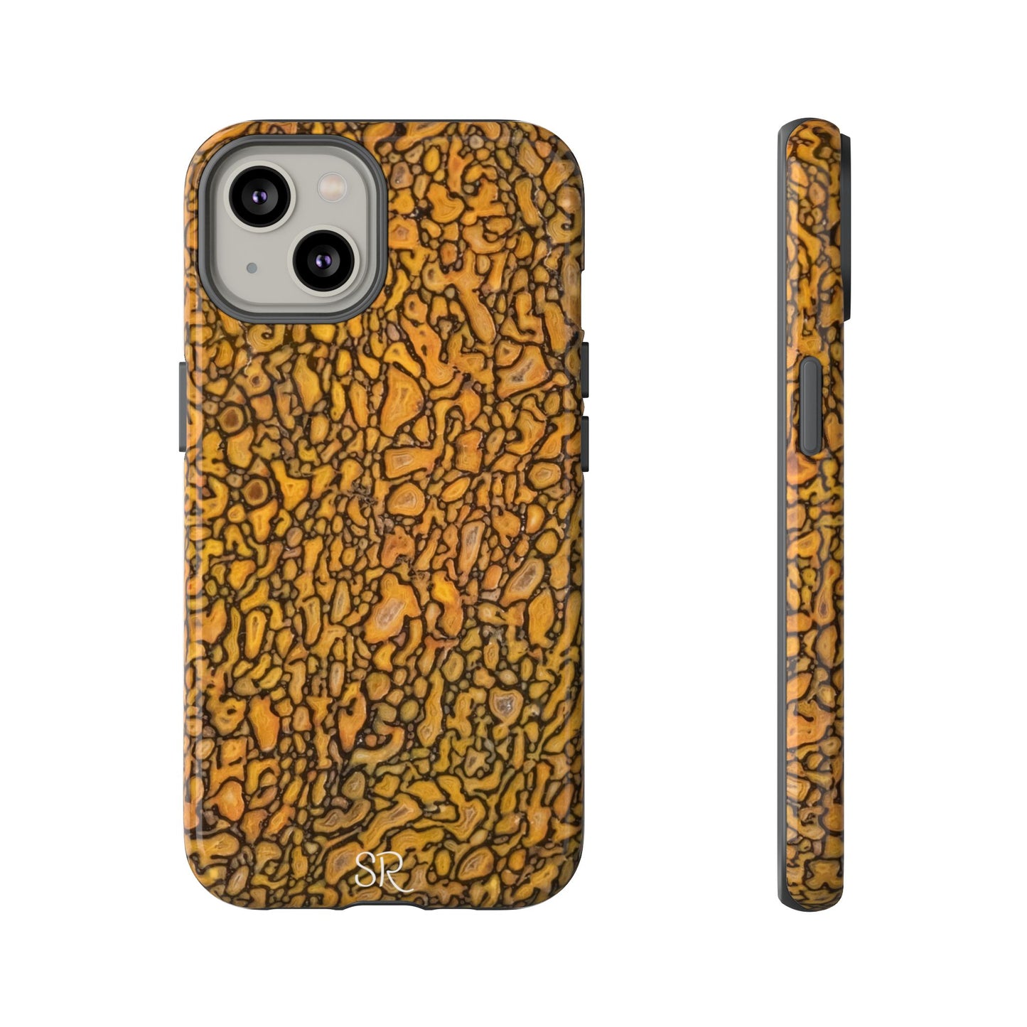 Agatized Fantasy Yellow Gembone Tough Case